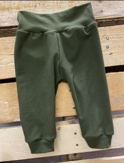 Olive Green Joggers - RTS